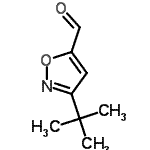 CAS#: 121604-56-6， 3-(2-Methyl-2-Propanyl)-1,2-Oxazole-5-Carbaldehyde