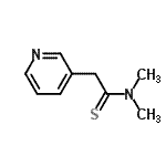 CAS#: 121611-15-2， N,N-Dimethyl-2-(3-Pyridinyl)Ethanethioamide