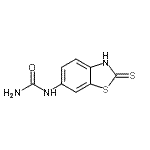 CAS#: 121690-17-3， 1-(2-Thioxo-2,3-Dihydro-1,3-Benzothiazol-6-Yl)Urea