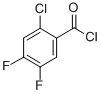 结构式 CAS# 121872-95-5, 2-氯-4,5-二氟苯甲酰氯