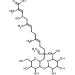 CAS#: 121924-04-7， (2E,6E,10E)-14-[(2-O-Hexopyranosylhexopyranosyl)Oxy]-4-Hydroxy-2,6,10,14-Tetramethyl-2,6,10,15-Hexadecatetraenoic Acid