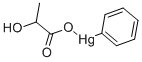 结构式 CAS# 122-64-5, 2-羟基丙酰基氧基-苯基汞