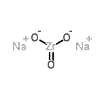 structure of CAS# 12201-48-8, Disodium Dioxido(Oxo)Zirconium;Sodium zirconate;SODIUM ZIRCONIUM OXIDE