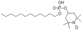 CAS#: 122018-94-4， 4-(((dodecyloxy)hydroxyphosphinyl)oxy)-2,2,6,6-tetramethyl-1-Piperidinyloxy