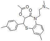 CAS#: 122024-96-8， [5-(2-Dimethylaminoethyl)-8-Methyl-2-(4-Methylphenyl)-4-Oxo-2,3-Dihydro-1,5-Benzothiazepin-3-Yl] Acetate