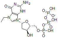 CAS#: 122055-03-2， N(7)-Ethyldeoxyguanosine 5'-Triphosphate