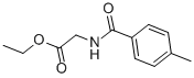 结构式 CAS# 122081-29-2, N-(4-甲基苯甲酰)-甘氨酸乙酯