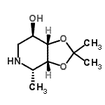 CAS#: 122194-06-3， (3aR,4S,7R,7aS)-2,2,4-Trimethylhexahydro[1,3]Dioxolo[4,5-c]Pyridin-7-Ol
