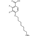 CAS#: 122265-96-7， 2,3-Difluoro-4-(Octyloxy)Benzoic Acid