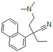 CAS 登录号：1224-44-8， 4-二甲基氨基-2-乙基-2-萘-1-基丁腈