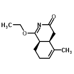 CAS#: 122490-25-9， (4aR,8aR)-1-Ethoxy-5-Methyl-4A,7,8,8A-Tetrahydro-3(4H)-Isoquinolinone