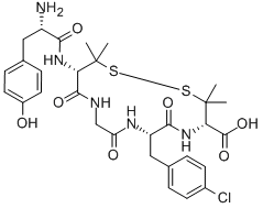 CAS#: 122507-47-5， 2,5-Penicillamine-4-(4-chlorophenylalanine)-enkephalin