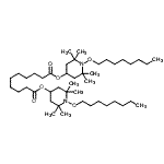CAS#: 122586-52-1， Bis[2,2,6,6-Tetramethyl-1-(Octyloxy)-4-Piperidinyl] Sebacate