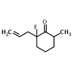 CAS#: 122617-98-5， 2-Allyl-2-Fluoro-6-Methylcyclohexanone