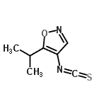 CAS#: 122686-03-7， 5-Isopropyl-4-Isothiocyanato-1,2-Oxazole