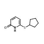 CAS#: 122733-85-1， 6-(Cyclopentylsulfanyl)-2(1H)-Pyridinone