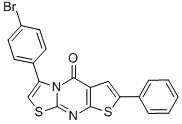 CAS#: 122945-78-2， 3-(4-Bromophenyl)-7-Phenyl-5H-Thiazolo(3,2-a)Thieno(2,3-D)Pyrimidin-5-One