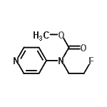 CAS#: 122975-00-2， Methyl (2-Fluoroethyl)4-Pyridinylcarbamate