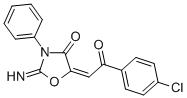 CAS#: 122975-86-4， (5E)-5-[2-(4-Chlorophenyl)-2-Oxoethylidene]-2-Imino-3-Phenyl-1,3-Oxazolidin-4-One