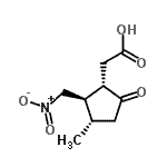 CAS#: 123000-45-3， [(1S,2R,3S)-3-Methyl-2-(Nitromethyl)-5-Oxocyclopentyl]Acetic Acid