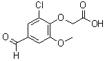 CAS#: 123022-07-1， (2-Chloro-4-Formyl-6-Methoxyphenoxy)Acetic Acid