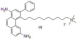 CAS#: 123048-04-4， 10-(1,6-Diamino-3-Phenylphenanthren-4-Yl)Decyl-Trimethylazanium Iodide Hydroiodide