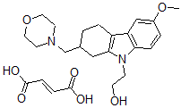 CAS#: 123063-92-3， 1,2,3,4-Tetrahydro-6-methoxy-alpha-(4-morpholinylmethyl)-9H-carbazole-9-ethanol fumarate
