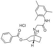 CAS#: 123202-97-1， [8-[2-Oxo-2-[(2,4,6-Trimethylphenyl)Amino]Ethyl]-8-Azabicyclo[3.2.1]Octan-3-Yl] Benzoate Hydrochloride