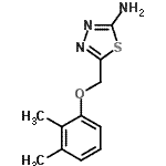CAS#: 123217-00-5， 5-[(2,3-Dimethylphenoxy)Methyl]-1,3,4-Thiadiazol-2-Amine