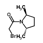 CAS#: 123265-82-7， 2-Bromo-1-[(2S,5S)-2,5-Dimethyl-1-Pyrrolidinyl]Ethanone