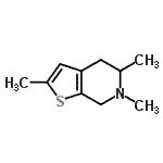 CAS#: 123279-85-6， 2,5,6-Trimethyl-4,5,6,7-Tetrahydrothieno[2,3-c]Pyridine