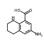 CAS#: 123296-93-5， 6-Amino-1,2,3,4-Tetrahydro-8-Quinolinecarboxylic Acid