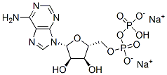 结构式 CAS# 123333-51-7, 腺苷-5'-二磷酸酯二钠盐