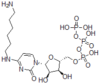 CAS#: 123354-89-2， [(2R,3S,4R,5R)-5-[4-(6-Aminohexylamino)-2-Oxopyrimidin-1-Yl]-3,4-Dihydroxyoxolan-2-Yl]Methyl (Hydroxy-Phosphonooxyphosphoryl) Hydrogen Phosphate