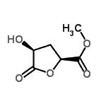 CAS#: 123356-12-7， Methyl (2S,4S)-4-Hydroxy-5-Oxotetrahydro-2-Furancarboxylate