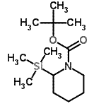 CAS#: 123387-54-2， 2-Methyl-2-Propanyl 2-(Trimethylsilyl)-1-Piperidinecarboxylate