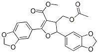 CAS#: 123400-68-0， Methyl 4-(Acetyloxymethyl)-2,5-Bis(1,3-Benzodioxol-5-Yl)-4,5-Dihydrofuran-3-Carboxylate
