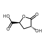 CAS#: 123406-37-1， (2S,4R)-4-Hydroxy-5-Oxotetrahydro-2-Furancarboxylic Acid