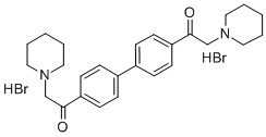 CAS#: 123489-70-3， 2-Piperidin-1-Yl-1-[4-[4-(2-Piperidin-1-Ylacetyl)Phenyl]Phenyl]Ethanone Dihydrobromide