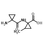 CAS#: 123519-22-2， 1-{[(1-Aminocyclopropyl)Carbonyl]Amino}-2-Methylcyclopropanecarboxylic Acid