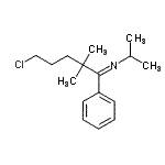 CAS#: 123529-03-3， 5-Chloro-N-Isopropyl-2,2-Dimethyl-1-Phenyl-1-Pentanimine
