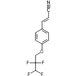 CAS#: 123632-23-5， (2E)-3-[4-(2,2,3,3-Tetrafluoropropoxy)Phenyl]Acrylonitrile