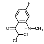CAS 登录号：123732-74-1， 2,2-二氯-1-[4-氟-2-(甲基氨基)苯基]乙酮
