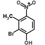 CAS#: 123874-20-4， 2-Bromo-3-Methyl-4-Nitrophenol