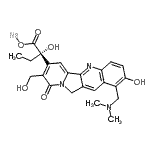 CAS#: 123949-08-6， Sodium (2S)-2-{1-[(dimethylamino)methyl]-2-hydroxy-8-(hydroxymethyl)-9-oxo-9,11-dihydroindolizino[1,2-b]quinolin-7-yl}-2-hydroxybutanoate