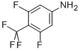 structure of CAS# 123950-44-7, 4-Amino-2,6-Difluorobenzotrifluoride;3,5-Difluoro-4-(Trifluoromethyl)Aniline, 4-Amino-Alpha,Alpha,Alpha,2,6-Pentafluorotoluene;3,5-DIFLUORO-4-(TRIFLUOROMETHYL)ANILINE;4-AMINO-2,6-DIFLUOROBENZOTRIFLUORIDE