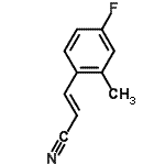 CAS#: 124170-03-2， (2E)-3-(4-Fluoro-2-Methylphenyl)Acrylonitrile