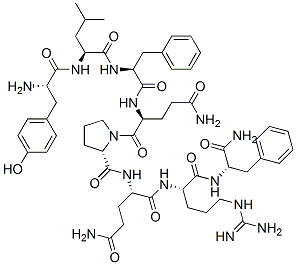 CAS#: 124256-00-4， Tyrosyl-leucyl-phenylalanyl-glutaminyl-prolyl-glutaminyl-arginyl-phenylalaninamide