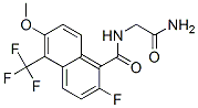 CAS#: 124323-49-5， N-(2-Amino-2-Oxoethyl)-2-Fluoro-6-Methoxy-5-(Trifluoromethyl)Naphthalene-1-Carboxamide