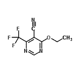 CAS#: 124342-82-1， 4-Ethoxy-6-(Trifluoromethyl)-5-Pyrimidinecarbonitrile